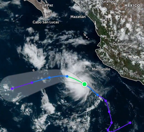 Se Forma La Tormenta Aletta En El Pac Fico Mientras Beryl Pasa Por El