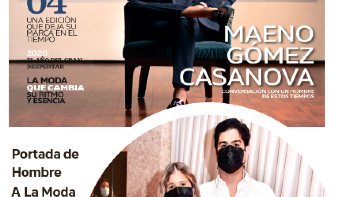 A la Moda Hombres 2020 Portada MAENO GÓMEZ CASANOVA