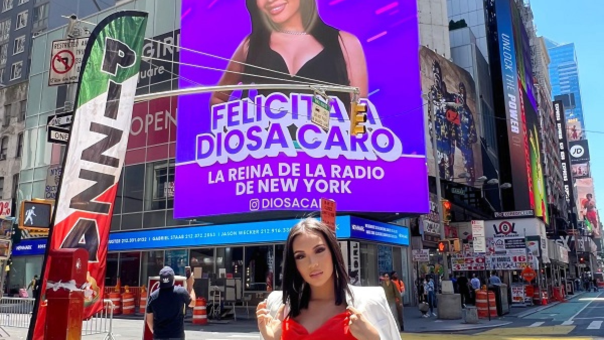 Dominicana Diosa Caro se destaca en la radio en Nueva York