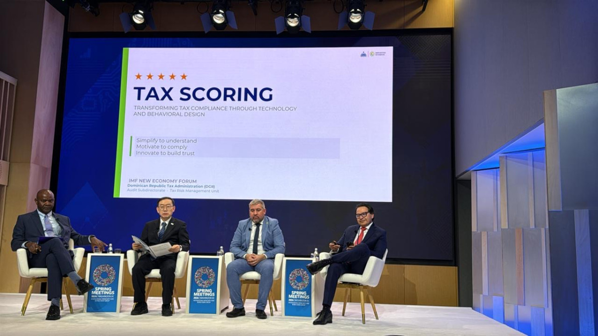 Innovación tributaria RD: Scoring Tributario presentado en el FMI