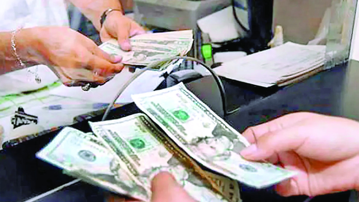 Gráfico del flujo de remesas en RD con un crecimiento del 5.4%