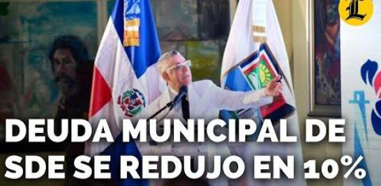 De acuerdo con las declaraciones del alcalde de Santo Domingo Este, Manuel Jiménez, en tres años de gestión su administración ha reducido en un 10 % la deuda.
