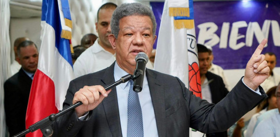 El presidente del partido Fuerza del Pueblo, Leonel Fernández