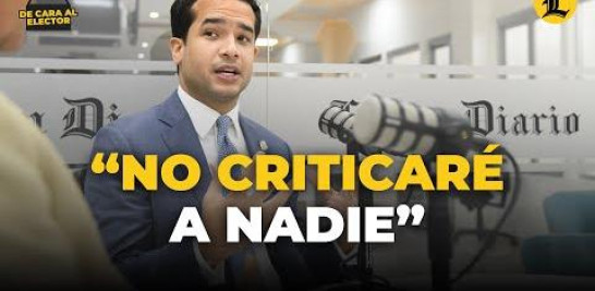 El candidato a senador visita Listín Diario y responde nuestras preguntas
También le pude interesar estos videos:

LOS PRIMEROS RESULTADOS ELECTORALES DE ELECCIONES MUNICIPALES 2024 https://youtube.com/live/FK6Z7PCdHiE

Así son las aeronaves Dulus TP-75, los aviones que RD ensambla https://youtu.be/11EDJWos-zM

Balaguer: Su secretaria personal revela algunas de sus intimidades https://youtu.be/vx7Lx4sq0y8

Asalto al banco del Progreso de 1993 https://youtu.be/Gnb3QXMyVxE

RENDICIÓN DE CUENTAS DEL PRESIDENTE ABINADER https://youtube.com/live/tlFfjYRNpuM

Más noticias en https://listindiario.com/

Suscríbete al canal  https://bit.ly/335qMys

Síguenos
Twitter  https://twitter.com/ListinDiario 

Facebook  https://www.facebook.com/listindiario 

Instagram https://www.instagram.com/listindiario/