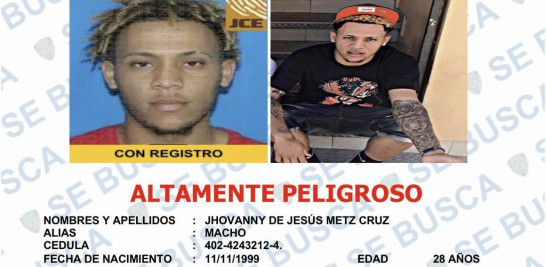 Jhovanny de Jesús Metz Cruz es acusado de dar la estocada al chofer Deivy Abreu