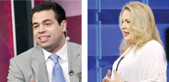 Gente. Roberto Ángel Salcedo y Jatnna Tavárez son mencionados entre líderes actuales de la televisión dominicana.