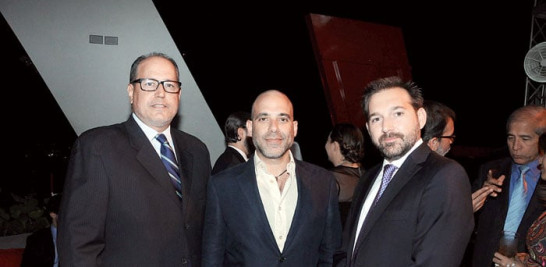 Hamplet Herman, José Michelen y Carlos Tejera.