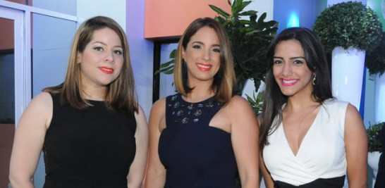 Nicole Jorge, Carolina Veras e Irene Arbaje.