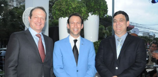Pedro Gamundi, Víctor Franco y Claudio Fernández.
