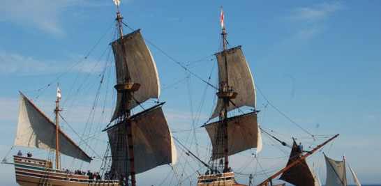 Atractivos. El Mayflower, el barco en que los peregrinos llegaron al Nuevo Mundo en el 1620.