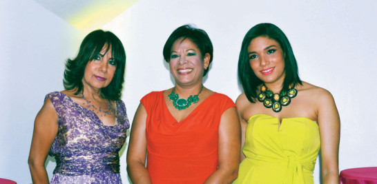 Josefa Sepúlveda, Nereyda Castillo y Gabriela Melo.