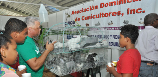 Actividad. A la feria han asistido cientos de visitantes para conocer los productos propios de la provincia Monte Plata.