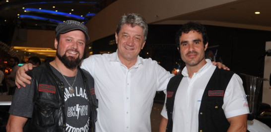 Marco Cracco, Mauro Tonasso y Franco Rivas.
