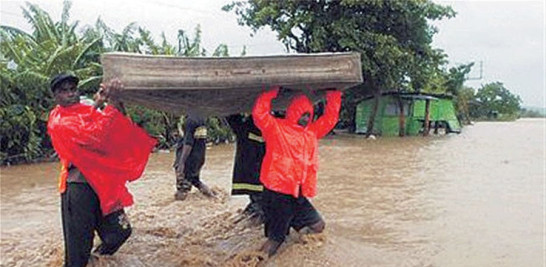 Inundación. Efectos de la tormenta tropical Nouel en la provincia de San Cristóbal.