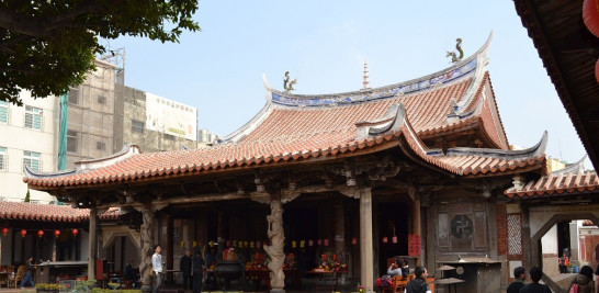 Patrimonio. El templo Longshan, el principal atractivo turístico de la ciudad, y el único monumento histórico nacional de Lukang. Yaniris López