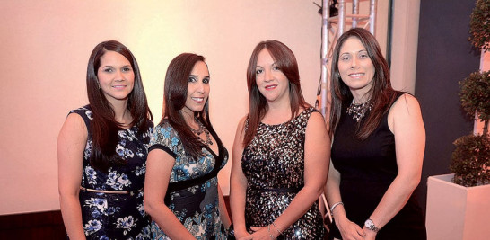 Laura Disla, Angeli Lember, Yaniris Enriques y Claudia Hopelman.