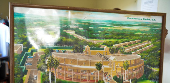 Maqueta de la Casa de la Cultura de Consuelo. El lugar ocupa algo más de 2,000 kilómetros cuadrados.