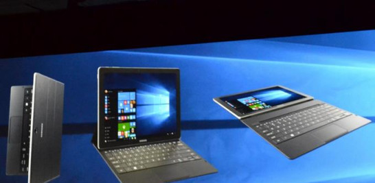Galaxy TabPro S. Impulsada por el sistema operativo Windows 10, la nueva tablet de Samsung posee una pantalla de 12 pulgadas a 2160 x 1440 pixels de resolución, un procesador Intel Core M dual-core a 2.2GHz, 4GB de RAM y 128GB o 256GB de almacenamiento interno. Es un dos en uno porque mediante la integración de las características más populares de computadoras portátiles y tabletas, los usuarios tienen acceso a la funcionalidad completa de una PC portátil en una tableta ligera para una experiencia móvil más productiva.