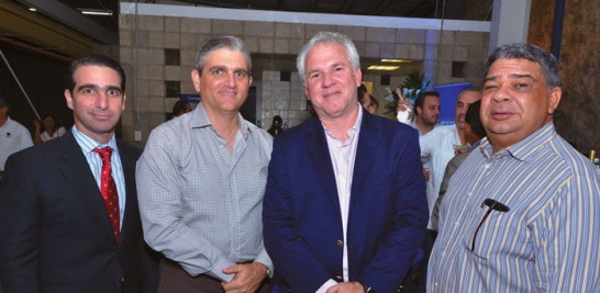 Jorge Rodri´guez, Michel El-Hage, Guillermo Alba y Frank Adames.
