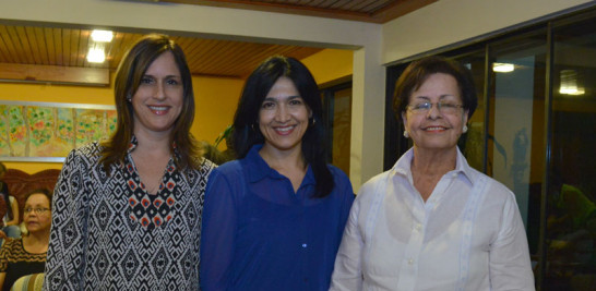 Susan Bisonó, Cynthia Palomeque y Bienchy Balcácer.