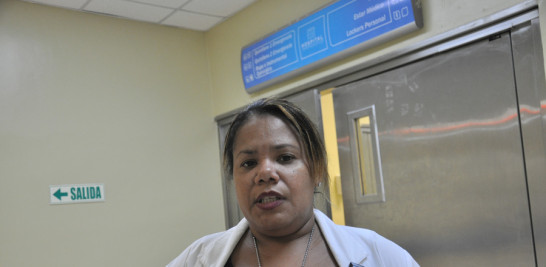 Doctora Lucrecia Vélez Núñez, coordinadora de emergencias del Hospital Ney Arias Lora.