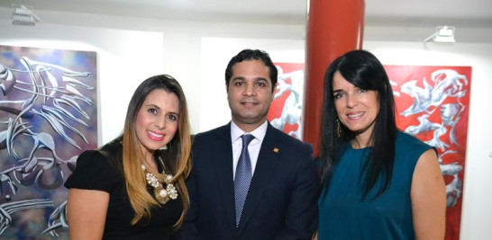 Laura Hernández, Robinson Bou y Sarah Viñas.