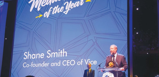 Personaje del Año. Durante la ceremonia final, Dahe Smith fue seleccionado Personaje del Año en el Festival de Cannes Lions 2016.