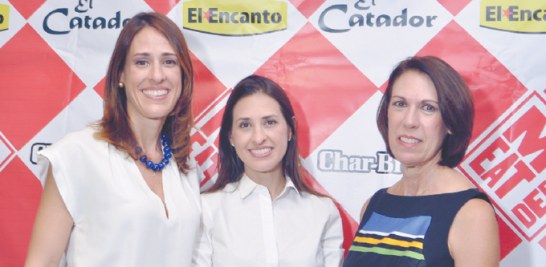 María Elena Pastoriza, Julia Pastoriza y Teresita Quezada de Pastoriza.