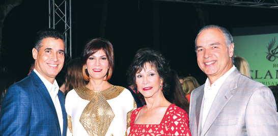 Andrés Pichardo Rosenberg, Yadira Lama de Bournigal, Clara Herrera de Lama y Mairení Bournigal.