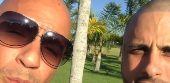 Vin Diesel y Nicky Jam presumen de una buena amistad.