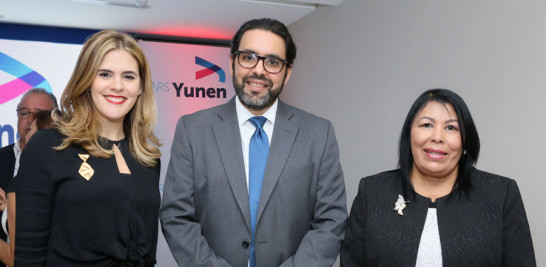 Pamela Yunén, Francisco Bentz Brugal y Milagros Ureña.