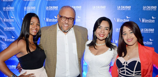 Yadira Estévez, Luciano Aybar, Ross Núñez y Rosa Valerio.