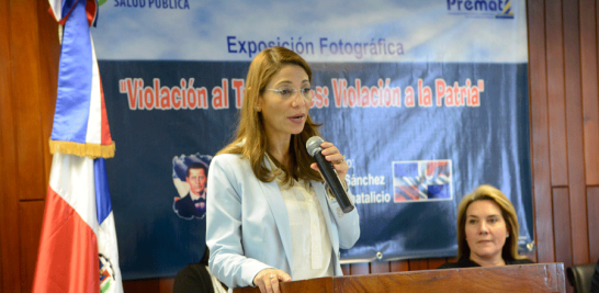Alma Morales representante de la OPS en el país.