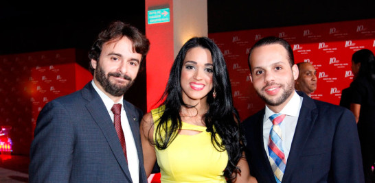 Ricardo Álvarez, Karina Díaz y Eduardo Matos.
