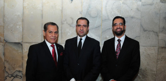 Herminio Guzmán, Servio Tulio Castaños Guzmán y Julio Castaños.