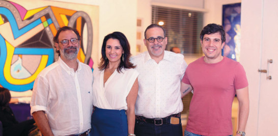 Alessandro Loi, Jessica Miranda, Juan Carlos Rodríguez y Octavio de Lemos.
