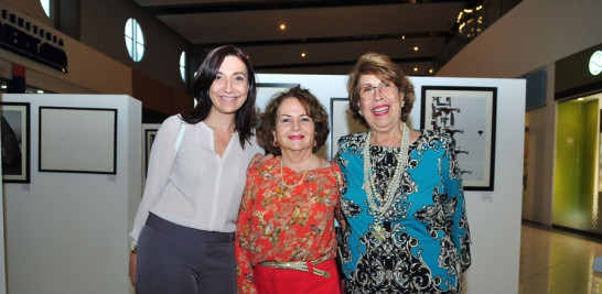 Lucy Díaz Mejía, Virginia Du-Breil y Celina Fondeur.