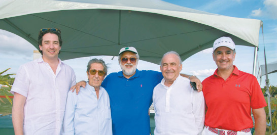 Eduardo Martínez, Piero Giacosa, Rolando González-Bunster, Gustavo Cisnero y Jose Martí.