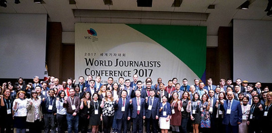 Delegados. 157 periodistas de 55 países asistieron a la Conferencia Internacional de Periodistas 2017.
