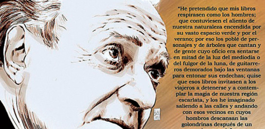 Personaje. Como ser humano el poeta fue una persona excepcional, caracterizado por su decencia, humanismo, sensibilidad y amor entrañable a la humanidad. Vivió los últimos años de su vida en Buenos Aires, Argentina.