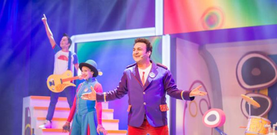 Animador. Diego Topa, protagoniza esta versión del show del programa Junior Express, que se transmite a través de Disney Junior.