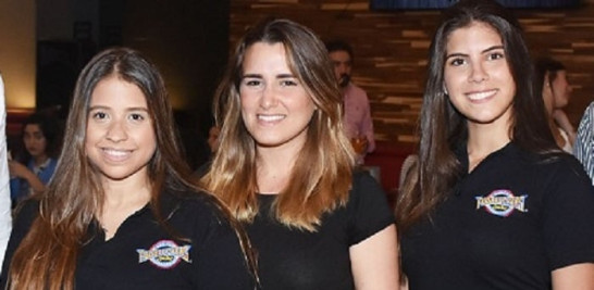 Anaima Troncoso, Isabela Martínez y Paloma Rodríguez.