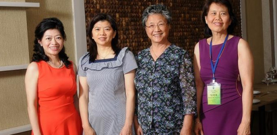 Lofen Chiu, Angela Peng, Amy Hsu y Belinda Yeh.