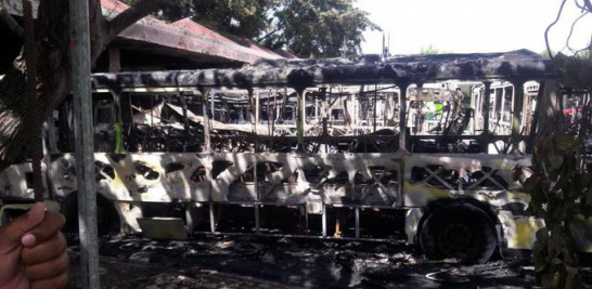 Pérdidas. El 9 de junio pasado se produjo un incendio en uno de los depósitos de la OMSA, que destruyó al menos once autobuses.
