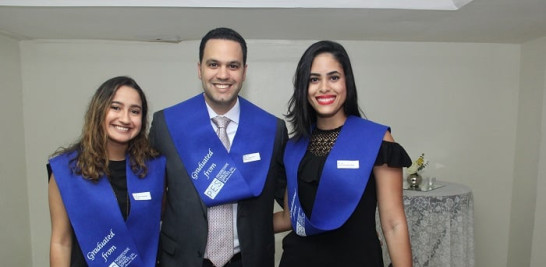 Karla Espinal, Edgar Tejada y Laura Peralta.