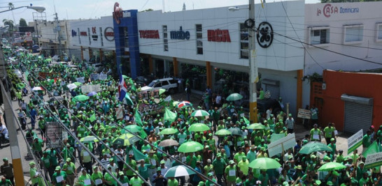 La "Marcha Verde, este año tomó las calles de las más importantes plazas del país portando la bandera anticorrupción y contra la impunidad oficial.