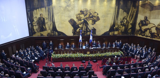 Asamblea nacional. Rendición de cuentas presidente Medina 2018. Foto: Jorge Cruz/Listín Diario