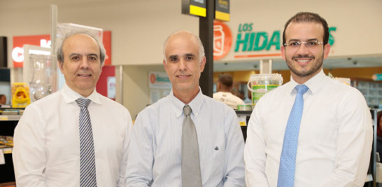 Edelmiro Rodríguez, Alexandro Parada y Juan Pimentel.