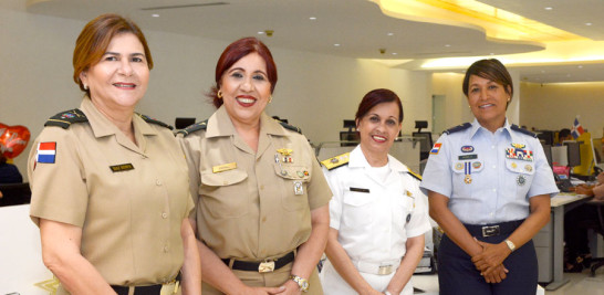 Las generales. Ramona Díaz Morfa, Mayra Duval, Mayra Díaz y Rosanna Pons Peguero.
