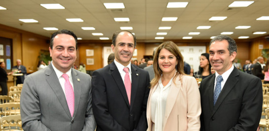Jean Paul Quiroz, Eric Ramos, Elizabeth Rojas y José Antonio Lemba.